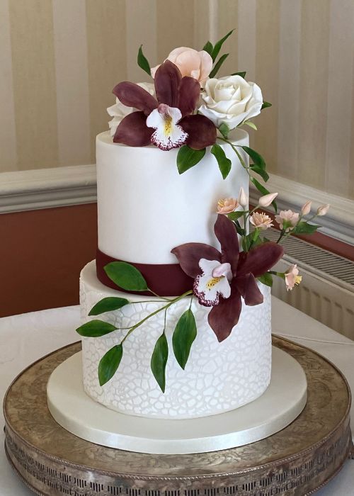 Vanilla Orchid Sugar Flowers The Paradise Cake Company, Ripon North Yorks